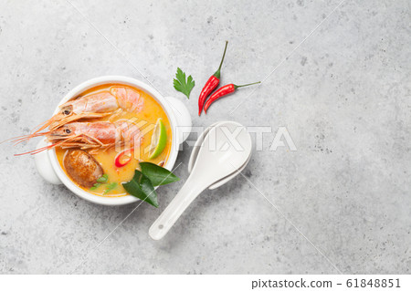 Tom Yum traditional Thai soup 61848851