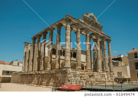 Marble columns in the Temple of Diana at Merida Marble columns in the Temple of Diana at Merida 61849474