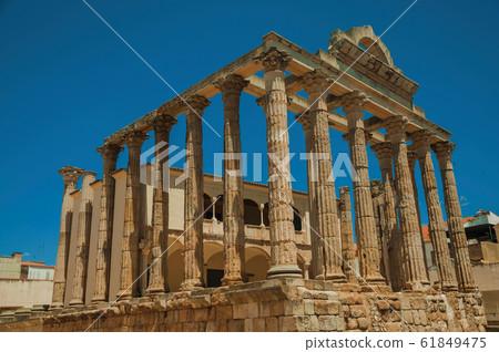 Marble columns in the Temple of Diana at Merida Marble columns in the Temple of Diana at Merida 61849475