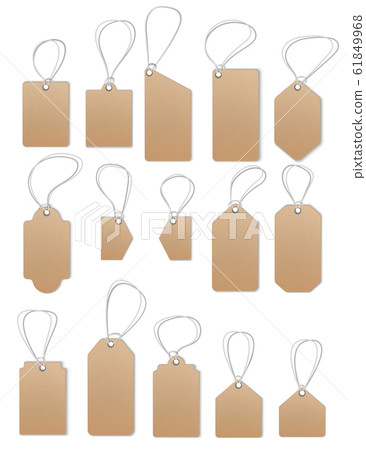 Price tags, empty labels, Sale tags and labels Price tags, empty labels, Sale tags and labels 61849968
