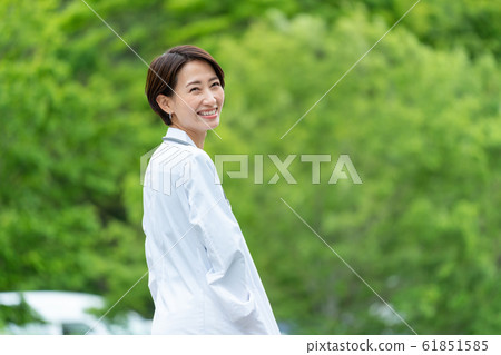 Female doctor medical image Female doctor medical image 61851585