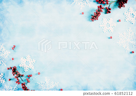 Watercolor painting Christmas holidays composition Watercolor painting Christmas holidays composition 61852112