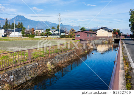 Choigayan: Near Tanaka Minamibashi Bridge: Late Autumn Hodaka, Azumino City Choigayan: Near Tanaka Minamibashi Bridge: Late Autumn Hodaka, Azumino City 61852769