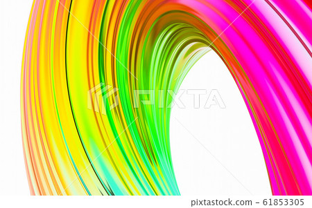 Colorful glossy modern futuristic abstract architectural screw pattern metal strucuture 3d render illustration Colorful glossy modern futuristic abstract architectural screw pattern metal strucuture 3d render illustration 61853305