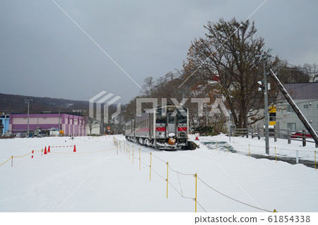 Rumoi Main Line 4932D Kiha 54 series Mashike Station 1 61854338