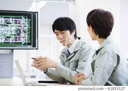 Office Manufacturing Manufacturing Construction Construction Meeting Engineer Business 61855127