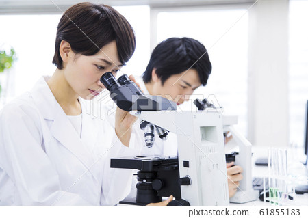 Research microscope science science experiment Research microscope science science experiment 61855183