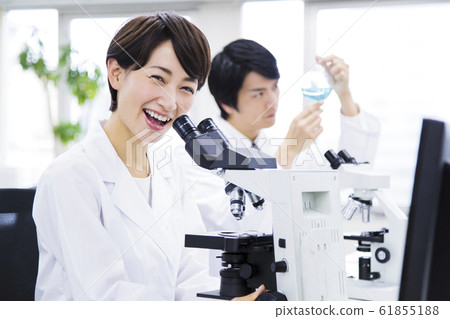 Research microscope science science experiment Research microscope science science experiment 61855188