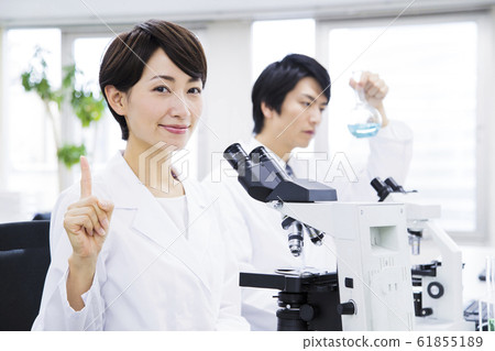 Research microscope science science experiment Research microscope science science experiment 61855189
