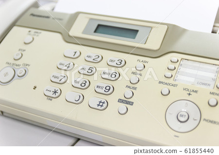 The fax machine for Sending documents in the office concept equipment needed in office  61855440