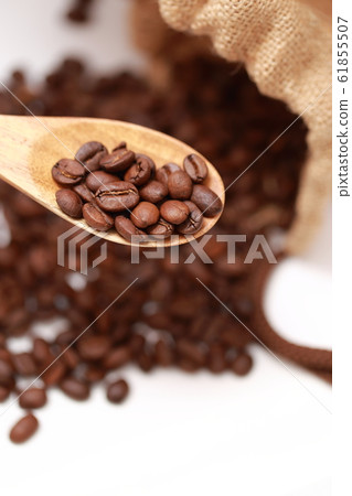 咖啡豆（紅豆小粒烘焙食品和飲料飲料混合咖啡因的複制空間） 61855507