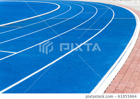 Blue Stadium Floors Made with soft rubber for fitness or competition Bangkok of Thailand Blue Stadium Floors Made with soft rubber for fitness or competition Bangkok of Thailand 61855664