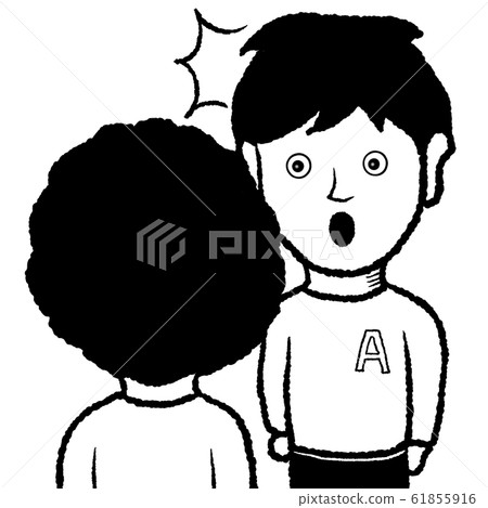 A classmate who met after a long time was Afro, at such time A classmate who met after a long time was Afro, at such time 61855916