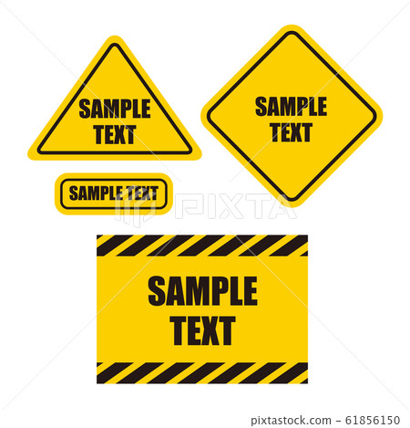 Warning sign design Warning sign design 61856150