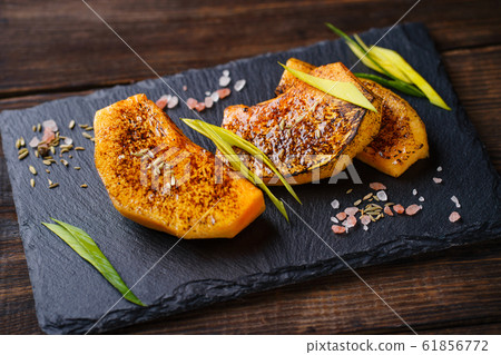 Summer snack, grill bar, tasty barbecue pumpkin 61856772
