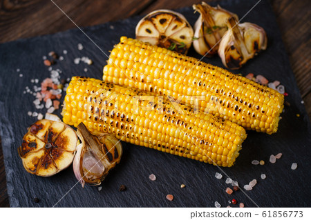 Summer snack, grill bar, tasty barbecue corn 61856773