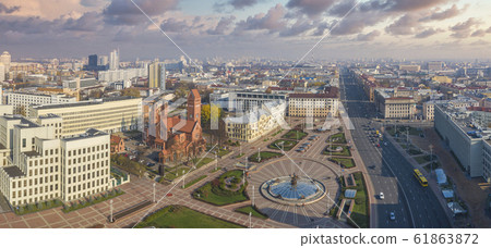 Independence Square Minsk. Belarus. Independence Square Minsk. Belarus. 61863872