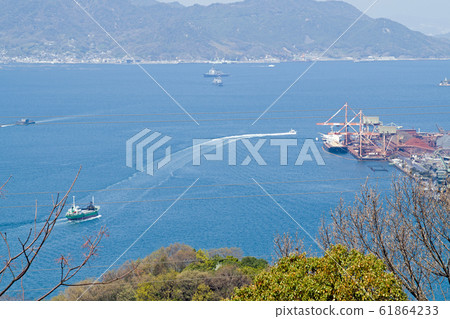 吳戶瀨戶公園吳市灣的景色 61864233