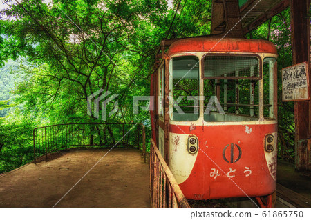 [東京]奧多摩湖空中纜車水山站的廢墟 61865750
