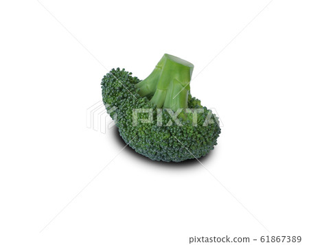 broccoli on the white background broccoli on the white background 61867389