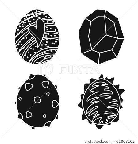 Vector design of fantastic and cute icon. Set of fantastic and magic stock symbol for web. Vector design of fantastic and cute icon. Set of fantastic and magic stock symbol for web. 61868102