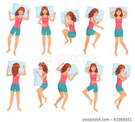 Frames of the four different sleeping postures and the seated position... |  Download Scientific Diagram