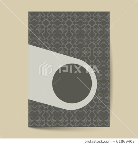 Luxury cover page with pattern design for flyer, Luxury cover page with pattern design for flyer, 61869402
