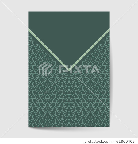 Luxury cover page design with pattern background, 61869403