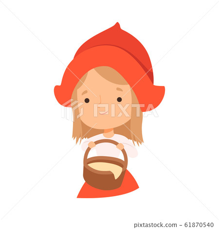 Little Red Riding Hood Character From Fairy Stock Illustration