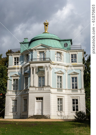 Tea house Belvedere in the palace garden 61870603