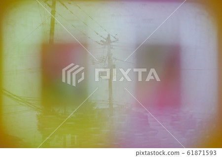 rain, rainy, telegraph pole 61871593