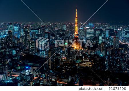 tokyo tower, asia, business 61873208