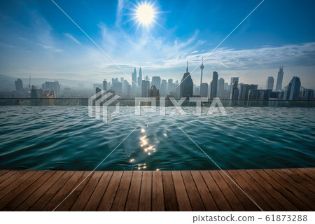 Cityscape of Kuala lumpur city skyline with 61873288