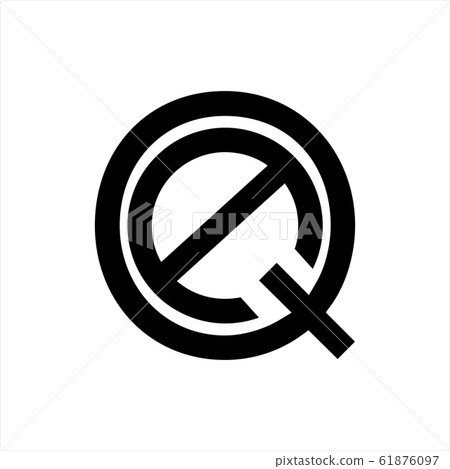 AQ, QA initials geometric company logo 61876097
