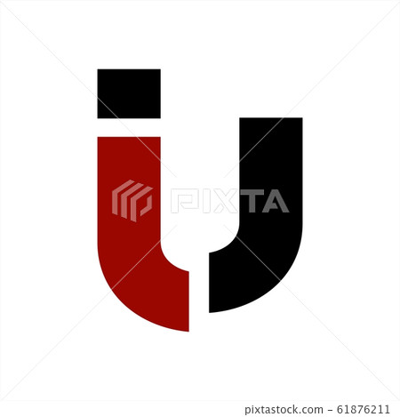 iu, ij, iju initials letter company logo and icon 61876211