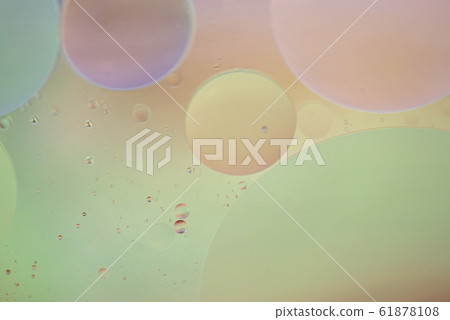 Defocused pastel colored abstract background picture made with oil, water and soap Defocused pastel colored abstract background picture made with oil, water and soap 61878108