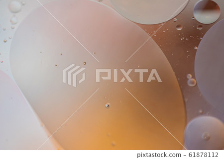 Orange and gray abstract background picture made with oil, water and soap Orange and gray abstract background picture made with oil, water and soap 61878112