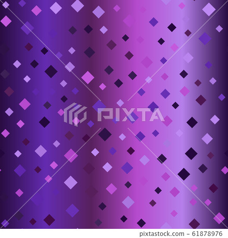 Glowing purple diamond background. Seamless vector 61878976