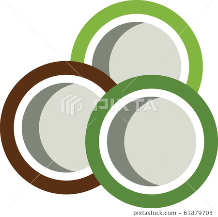 coconut tree logo design, Nature product coconut oil emblem coconut tree logo design, Nature product coconut oil emblem 61879703