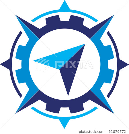 8 Directions of Chess Compass Logo. Stock Illustration - Illustration of  logo, clock: 147892892