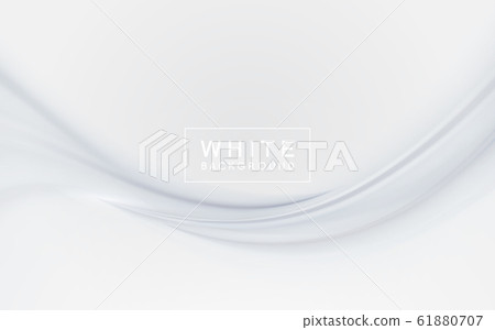 White silk satin background smooth texture background 61880707