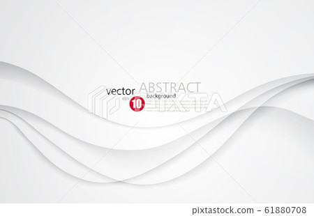 White silk satin background smooth texture background 61880708
