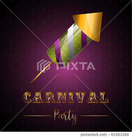 Happy mardi gras card 61881268