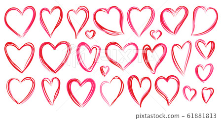 Heart love romantic valentine day pink vector icon - Stock Illustration ...