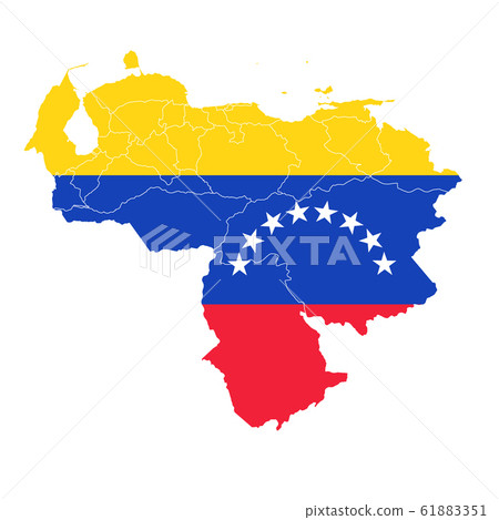 Venezuela national flag map icon Venezuela national flag map icon 61883351