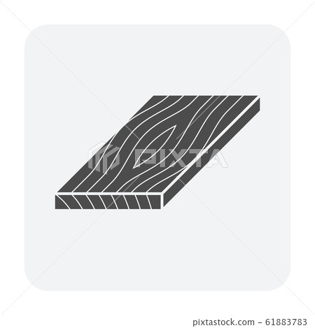 Wood material icon 61883783