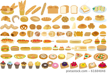 Bread types set Bread types set 61884848