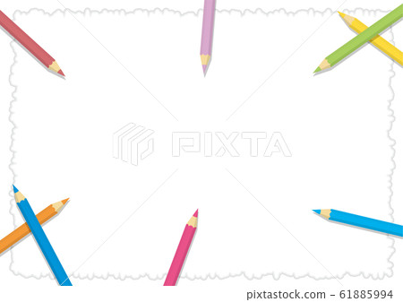 Colored pencils and paper Colored pencils and paper 61885994