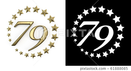 Number seventy-nine years celebration 61888085