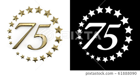 Number seventy-five years celebration Number seventy-five years celebration 61888090